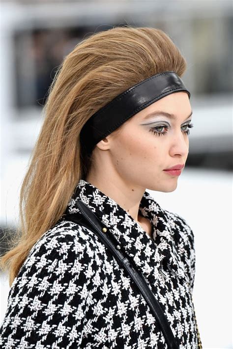 chanel catwalk hair.